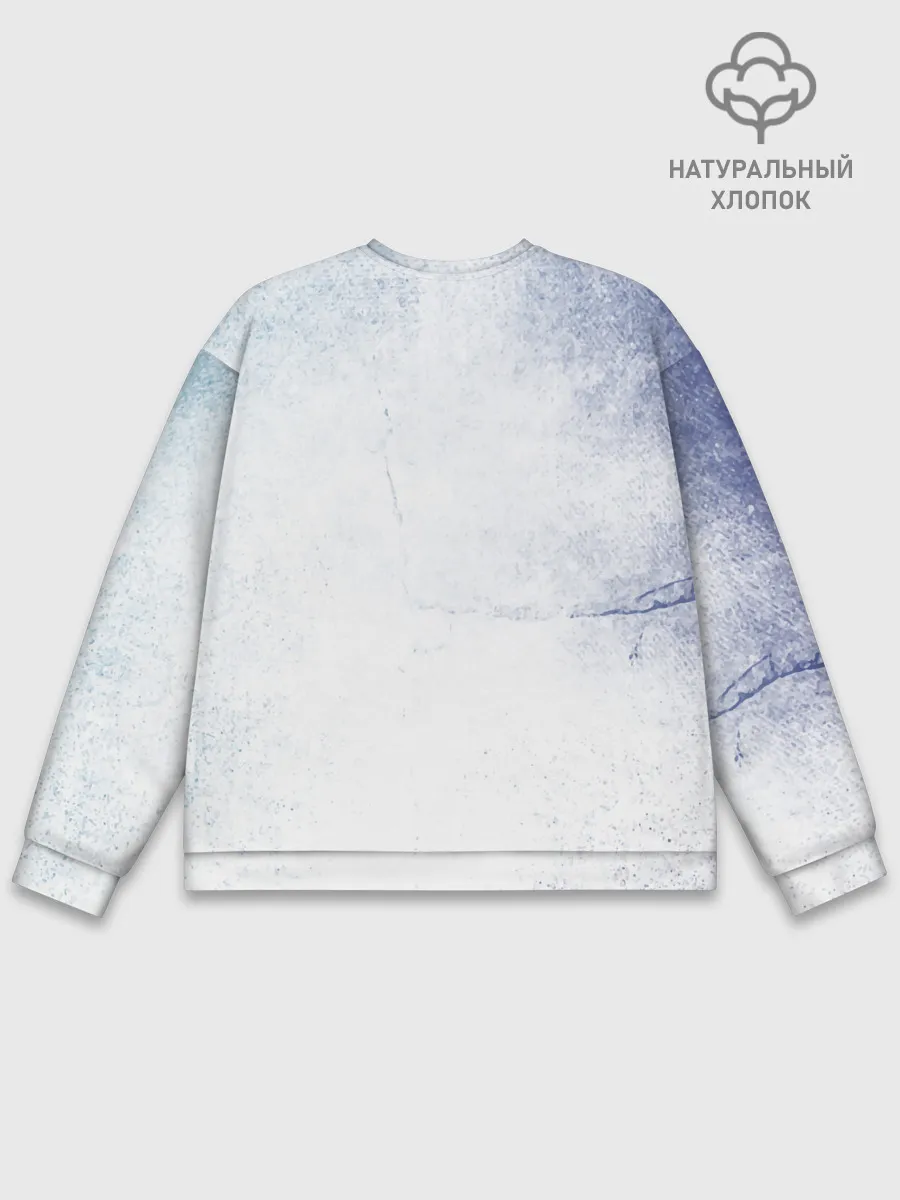 Мужской свитшот базовый / Стена Аста Чёрный клевер