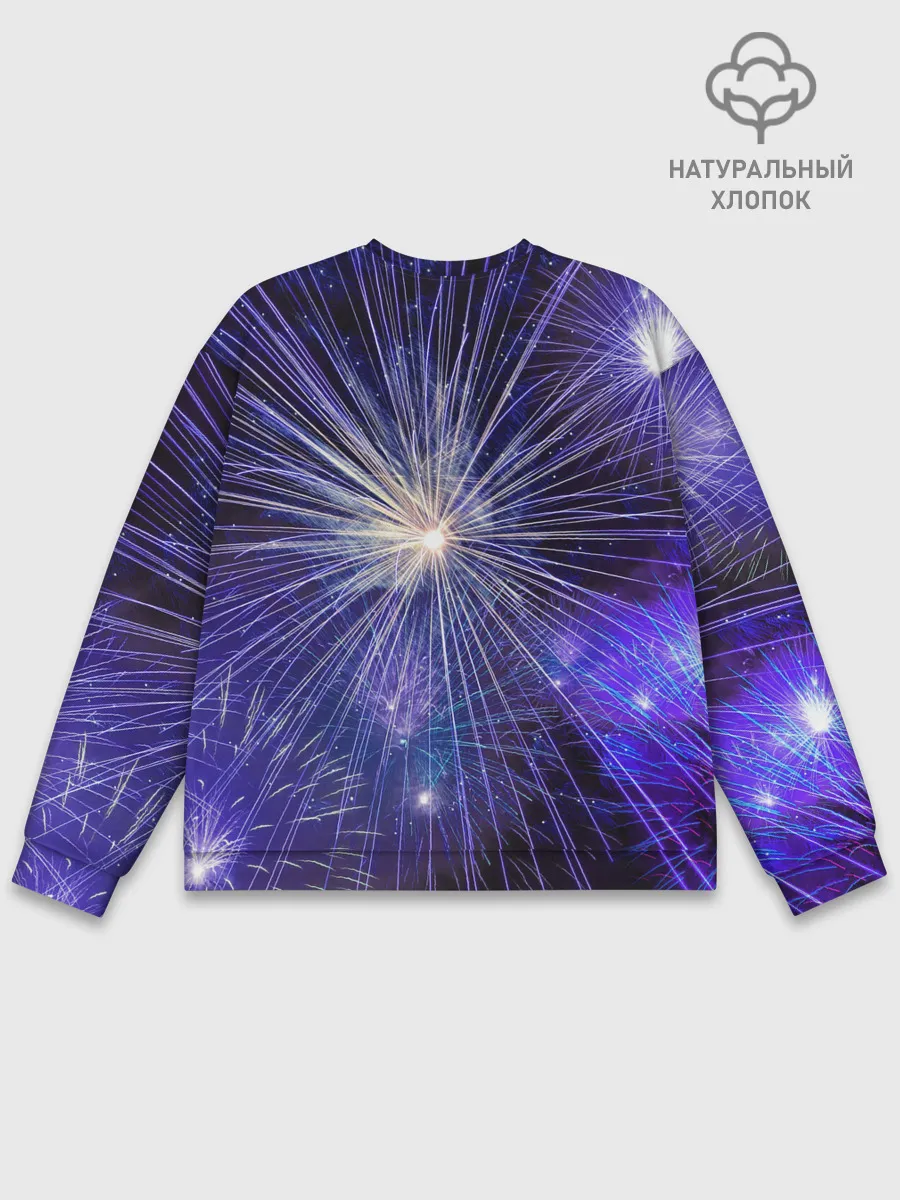 Мужской свитшот базовый / Фейерверк