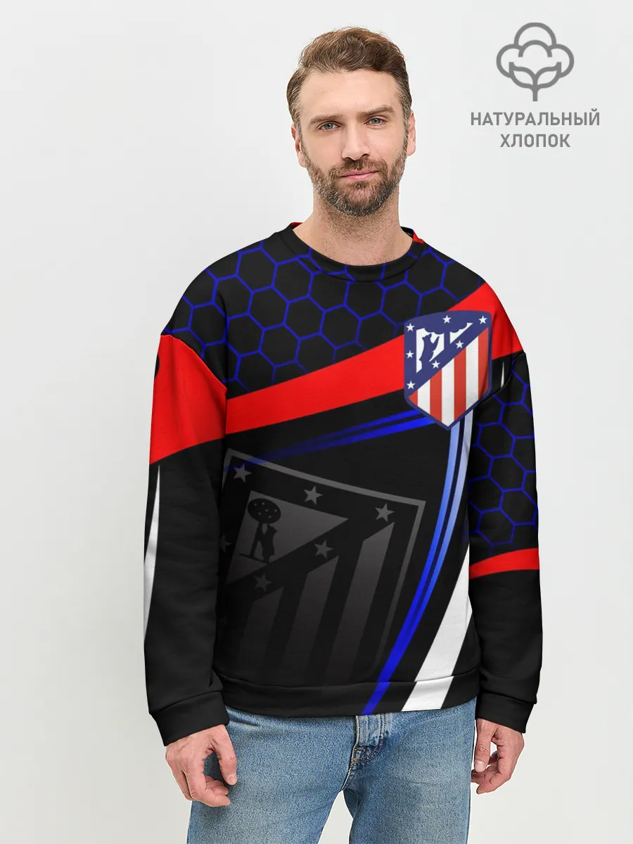 Мужской свитшот базовый / АТЛЕТИКО МАДРИД / ATLETICO