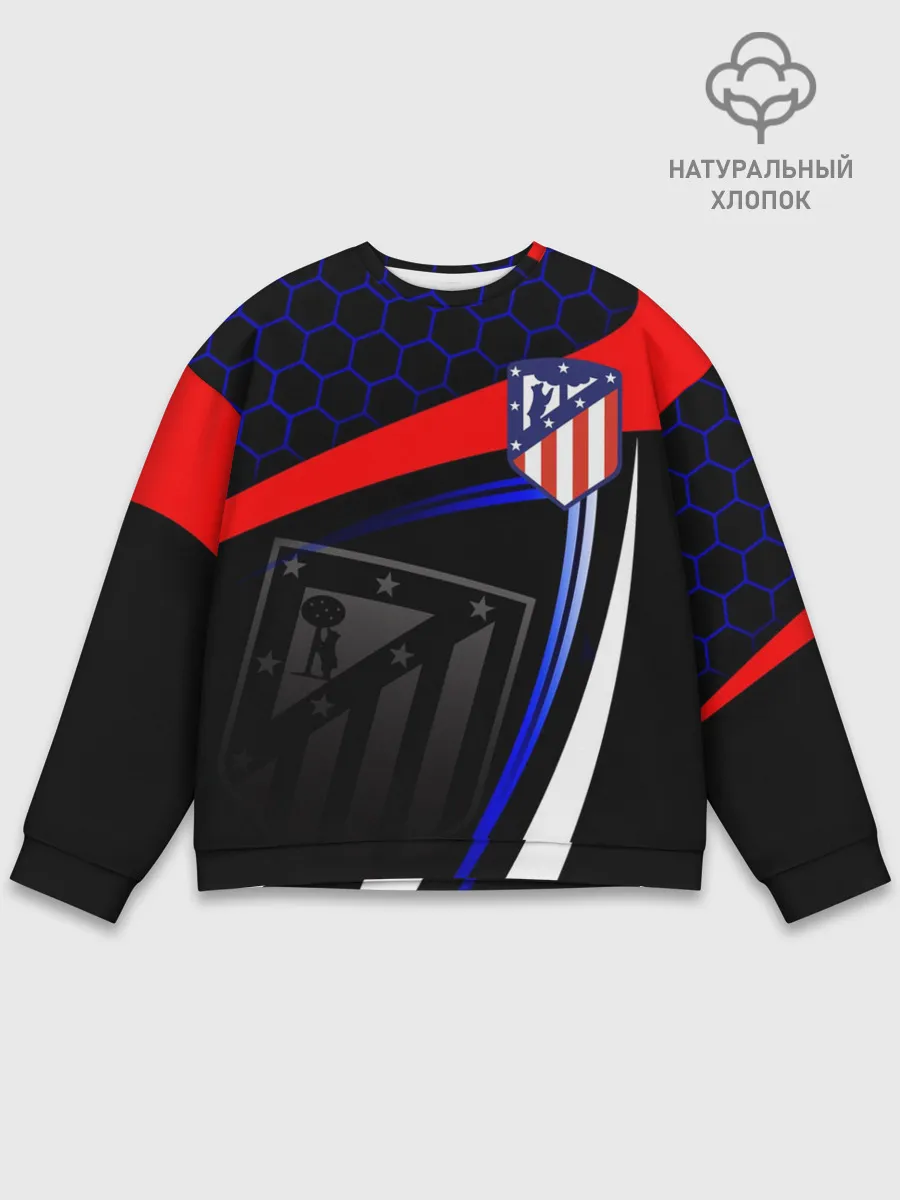 Мужской свитшот базовый / АТЛЕТИКО МАДРИД / ATLETICO