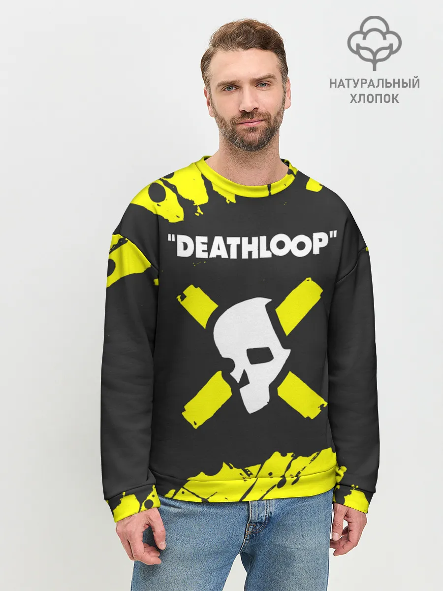 Мужской свитшот базовый / Deathloop - Paint