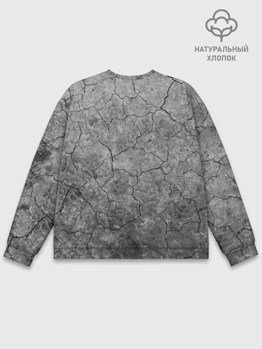 Мужской свитшот базовый / Трещины