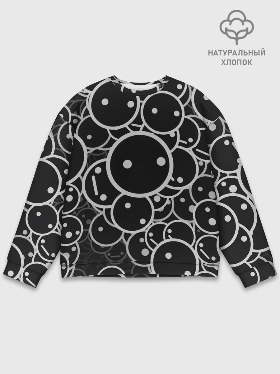 Мужской свитшот базовый / Smile Texture