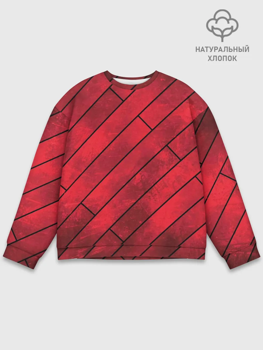 Мужской свитшот базовый / Red Boards Texture