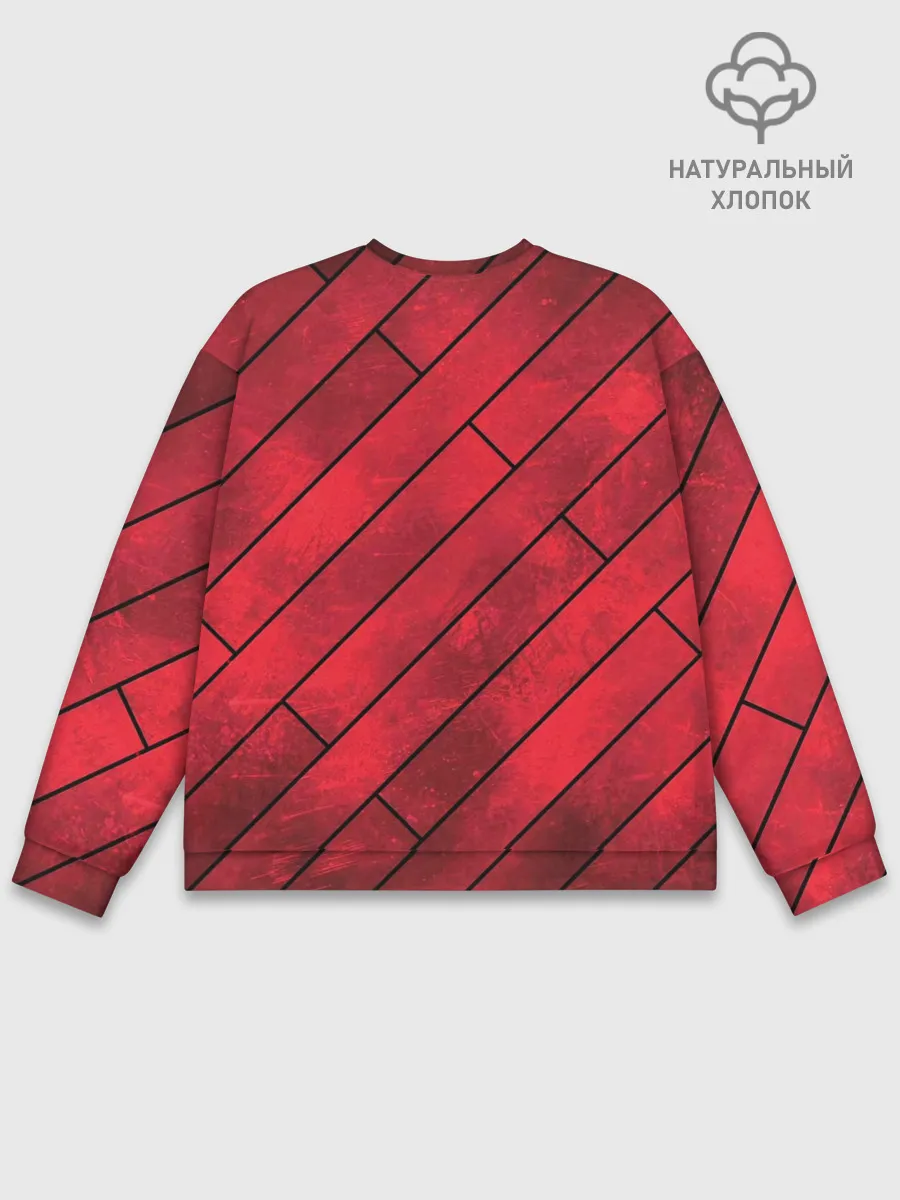 Мужской свитшот базовый / Red Boards Texture