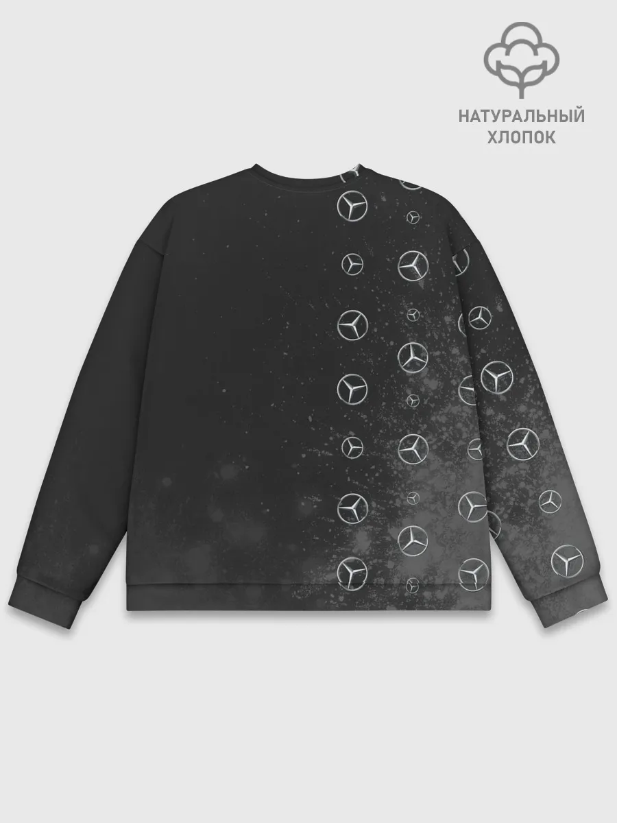 Мужской свитшот базовый / Мерседес - Взрыв