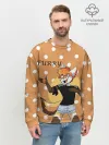 Мужской свитшот базовый / Furry fox guy