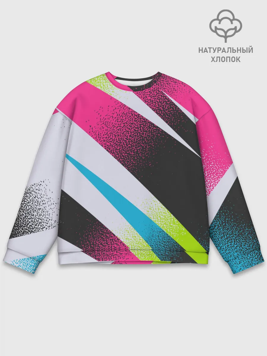 Мужской свитшот базовый / Sport style: Линии