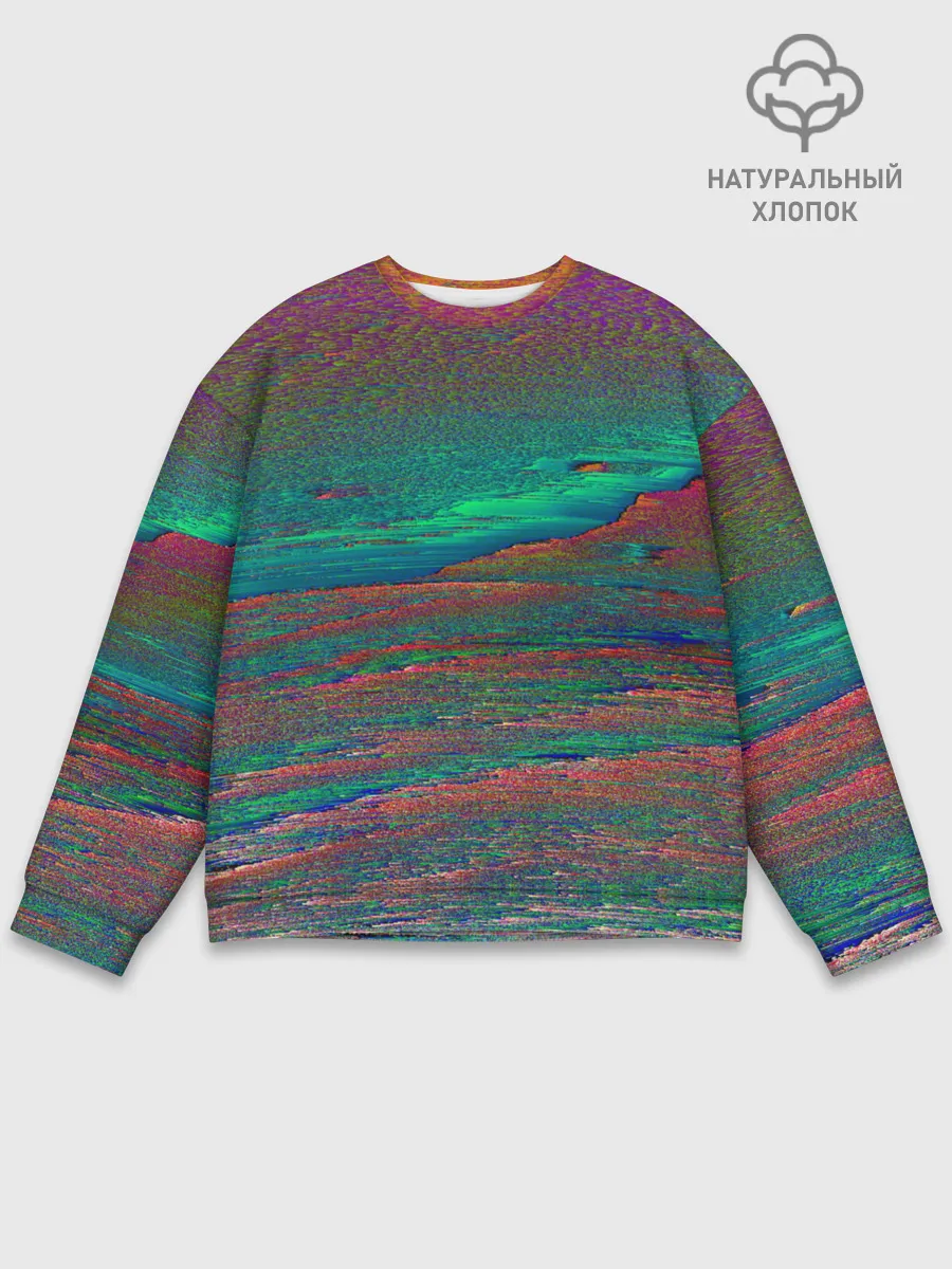 Мужской свитшот базовый / ГЛИТЧ | ПОМЕХИ
