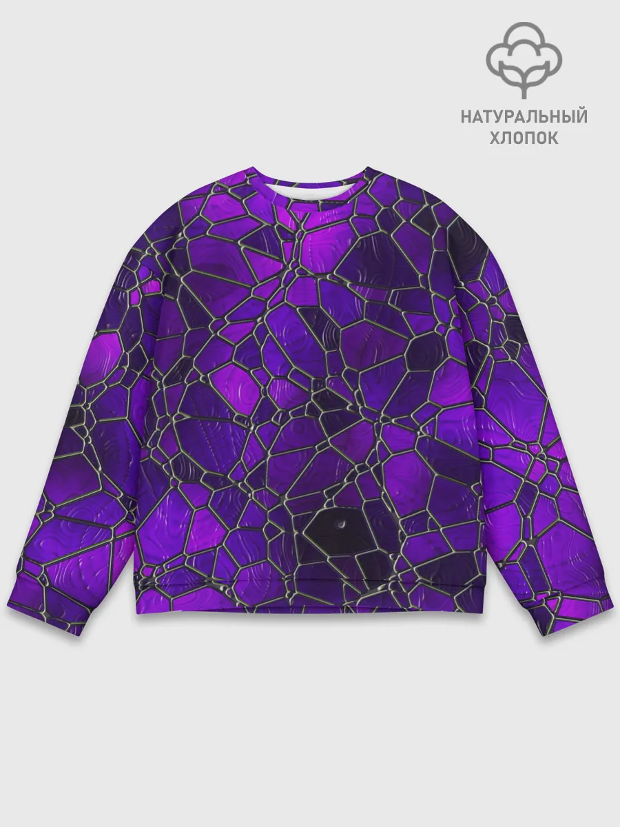 Мужской свитшот базовый / Стеклянная мозайка