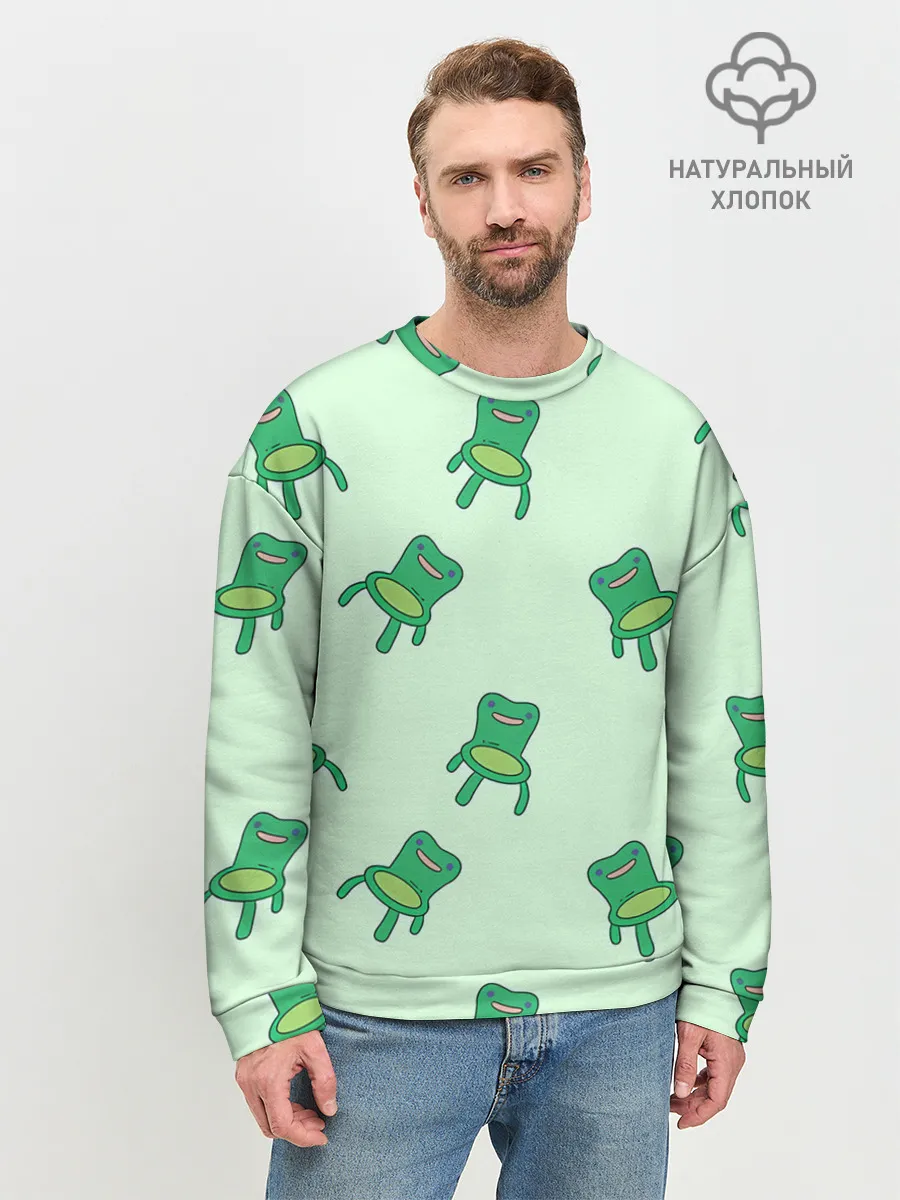 Мужской свитшот базовый / Froggy crossing