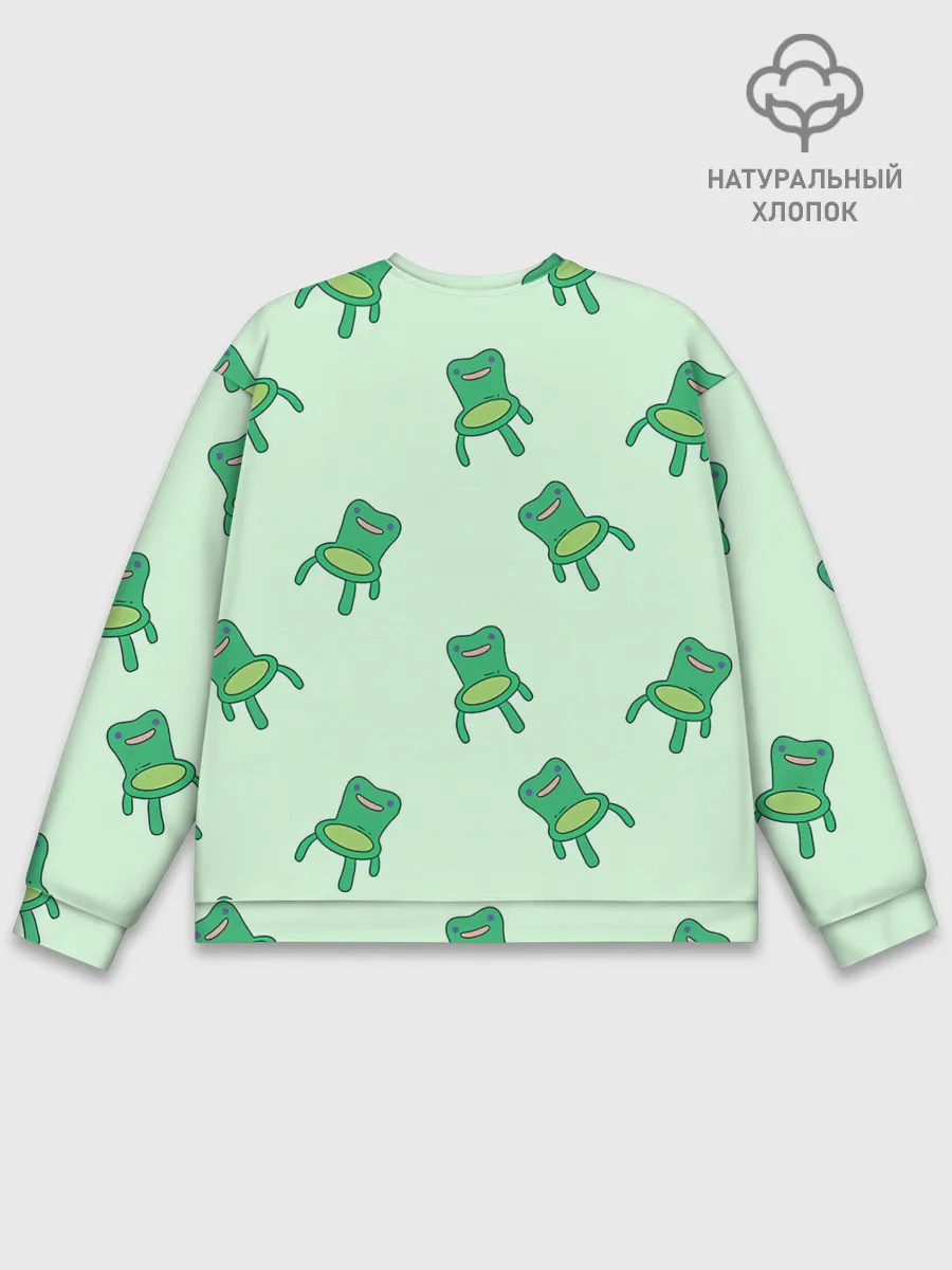 Мужской свитшот базовый / Froggy crossing