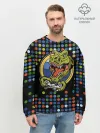 Мужской свитшот базовый / Динозавр-игрок