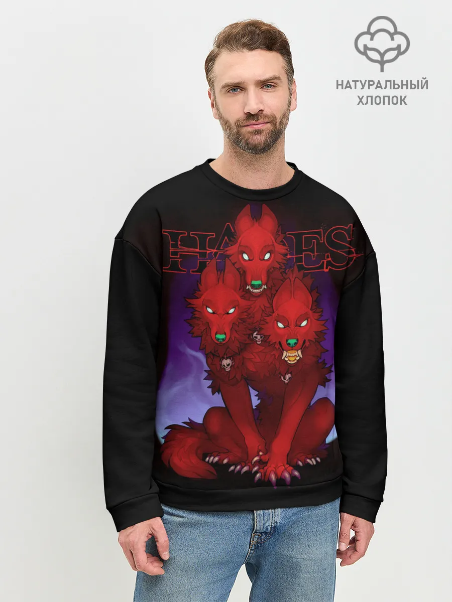 Мужской свитшот базовый / Hades wolf