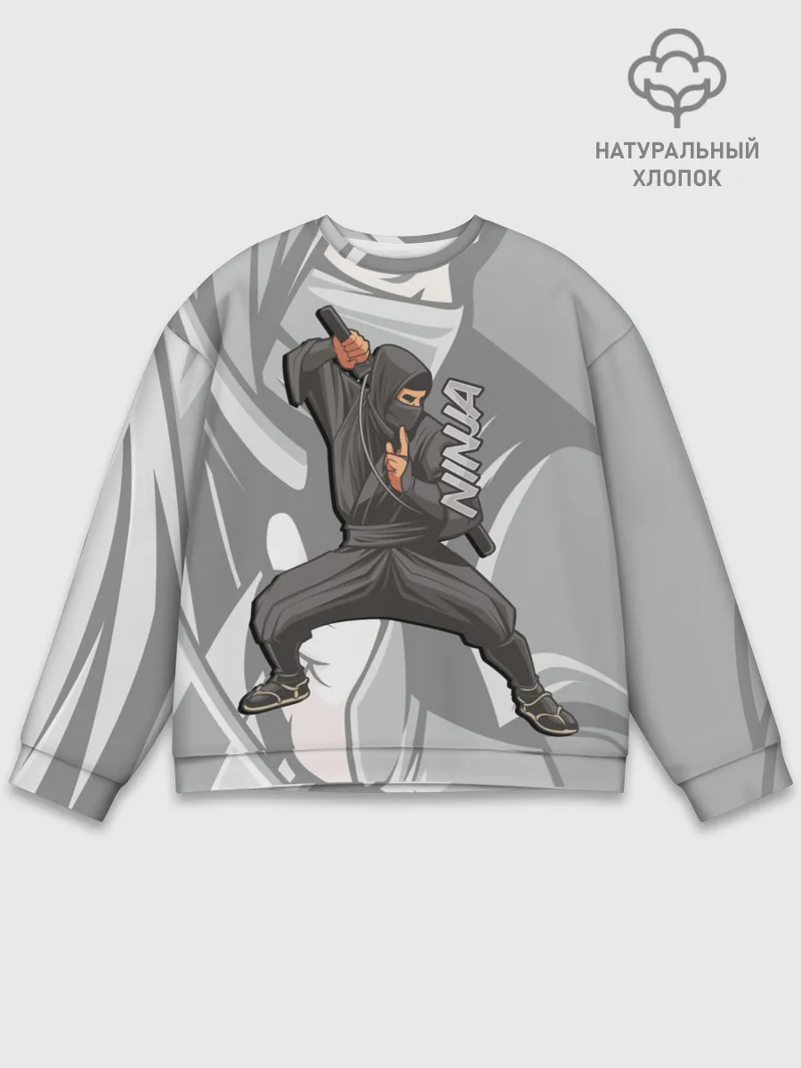 Мужской свитшот базовый / Ниндзя