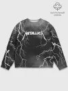 Мужской свитшот базовый / METALLICA РАЗРЯД МОЛНИИ