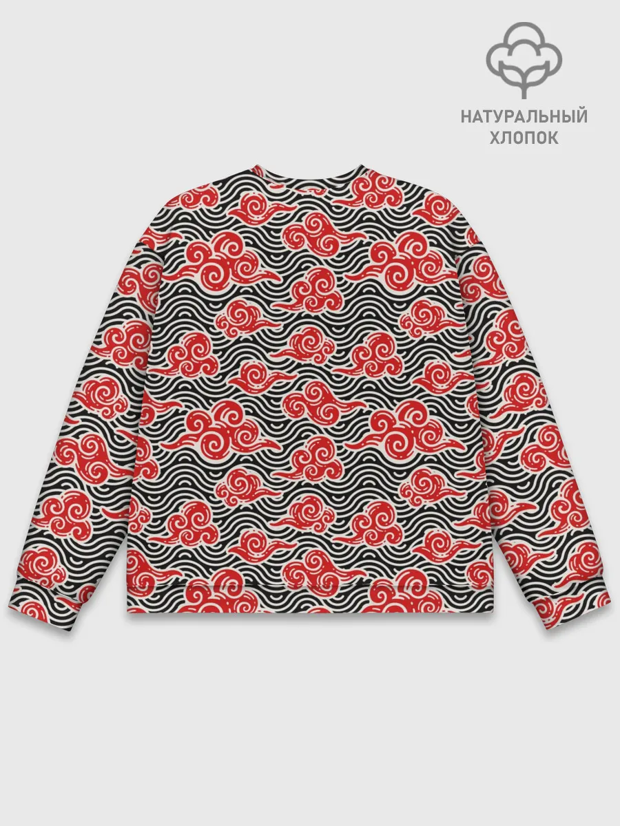 Мужской свитшот базовый / Панда-ниндзя