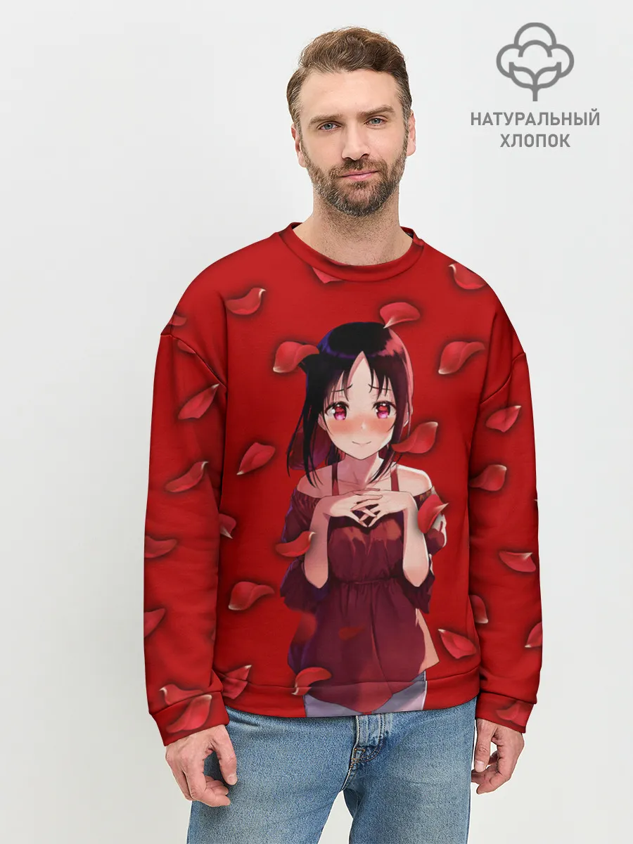 Мужской свитшот базовый / Госпожа Кагуя