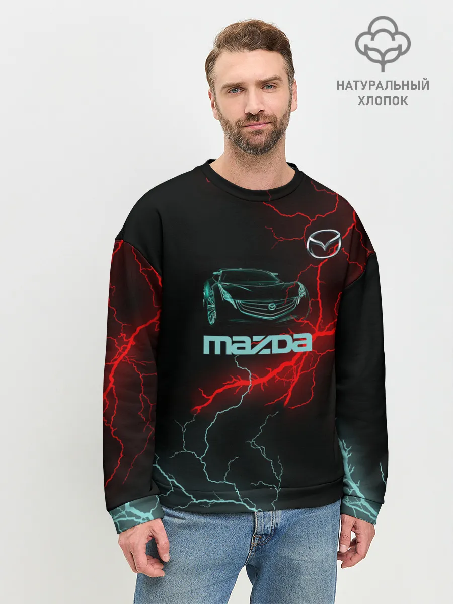 Мужской свитшот базовый / Mazda
