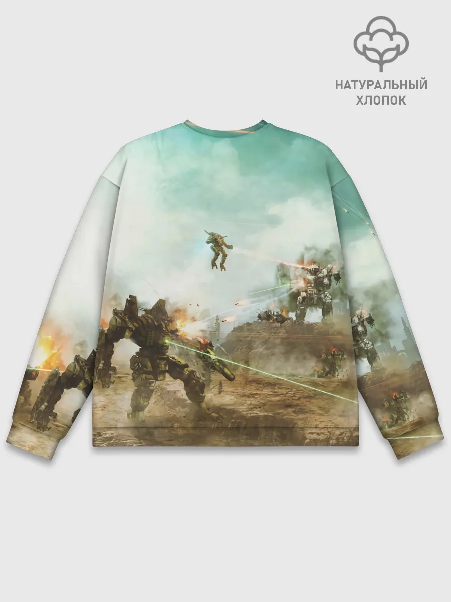 Мужской свитшот базовый / Битва мехов