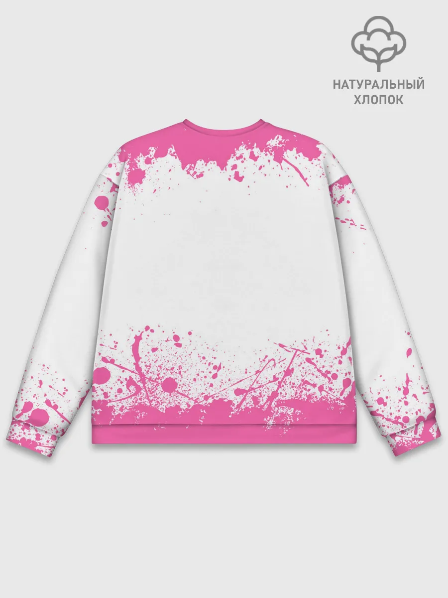 Мужской свитшот базовый / Девушки и танки | Pink