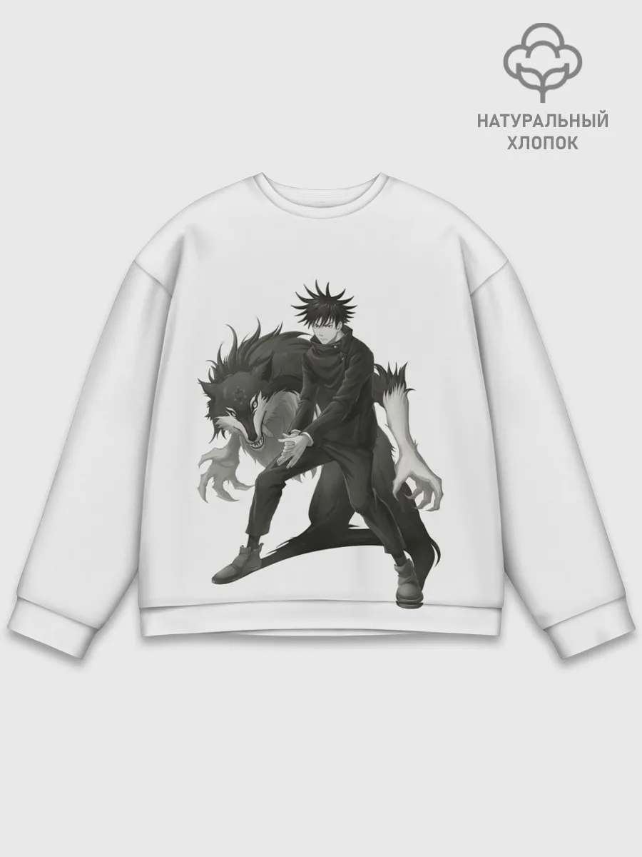 Мужской свитшот базовый / Фушигуро Мегуми