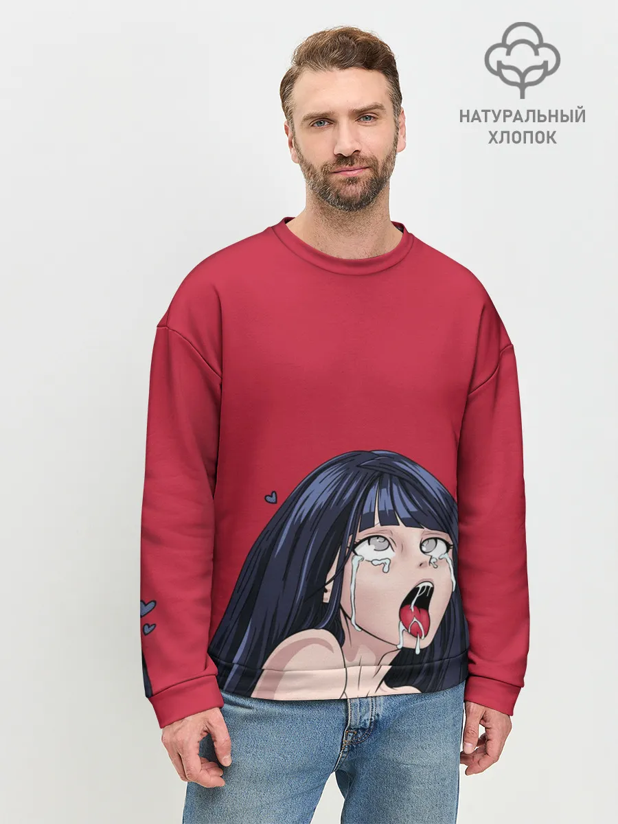 Мужской свитшот базовый / ХИНАТА АХЕГАО | AHEGAO