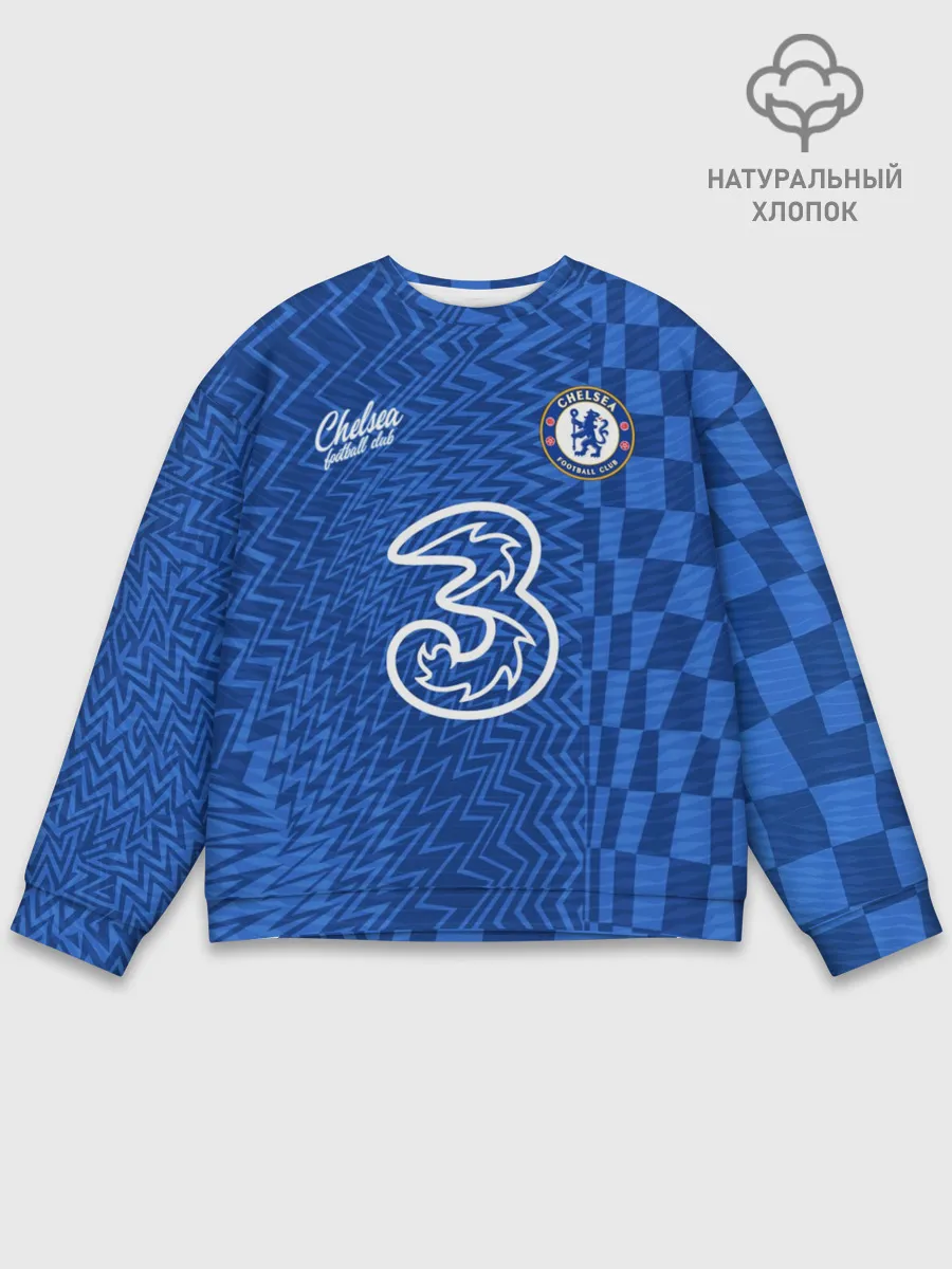 Мужской свитшот базовый / Хаверц Челси фома 2021/2022