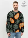Мужской свитшот базовый / Папайя