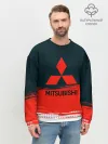 Мужской свитшот базовый / MITSUBISHI | МИТСУБИШИ