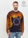 Мужской свитшот базовый / Космический кот | Space Cat