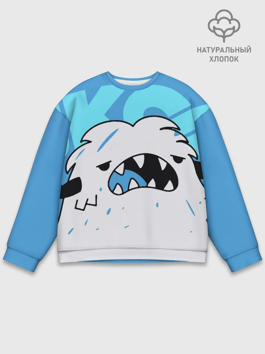 Мужской свитшот базовый / SK8 the Infinity. Скейт Ланги