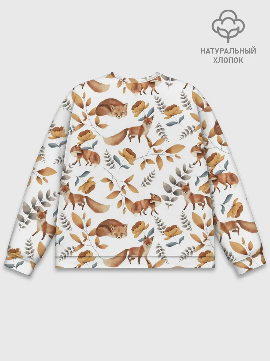 Мужской свитшот базовый / Лиса