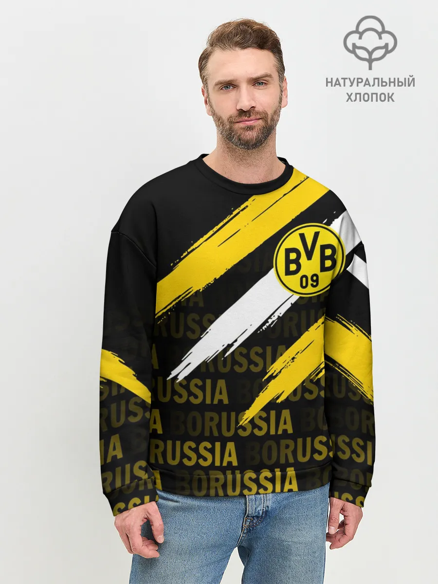 Мужской свитшот базовый / ФК БОРУССИЯ / FC BORUSSIA