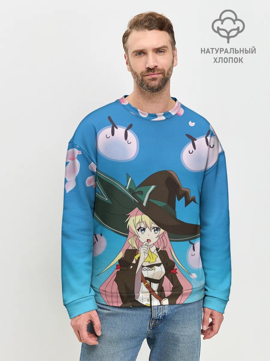 Мужской свитшот базовый / Azusa Aizawa