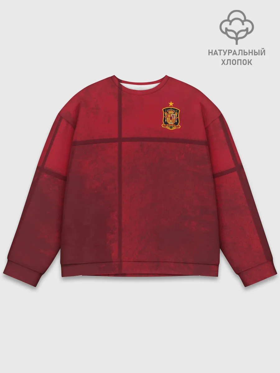 Мужской свитшот базовый / форма сборной Испании