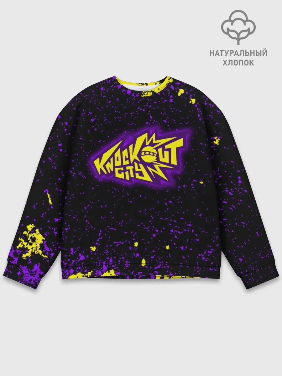 Мужской свитшот базовый / Knockout City, logo