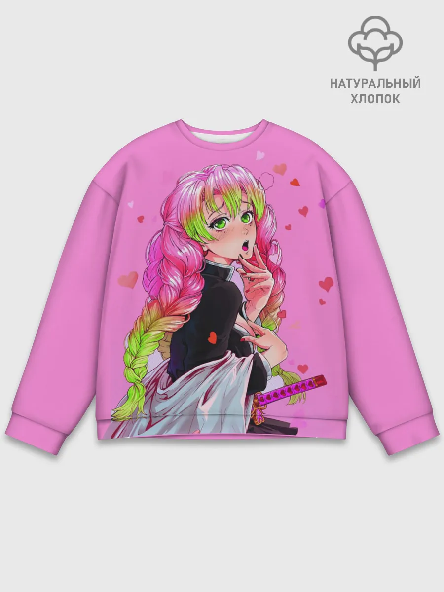 Мужской свитшот базовый / Столп любви клинок демонов 2