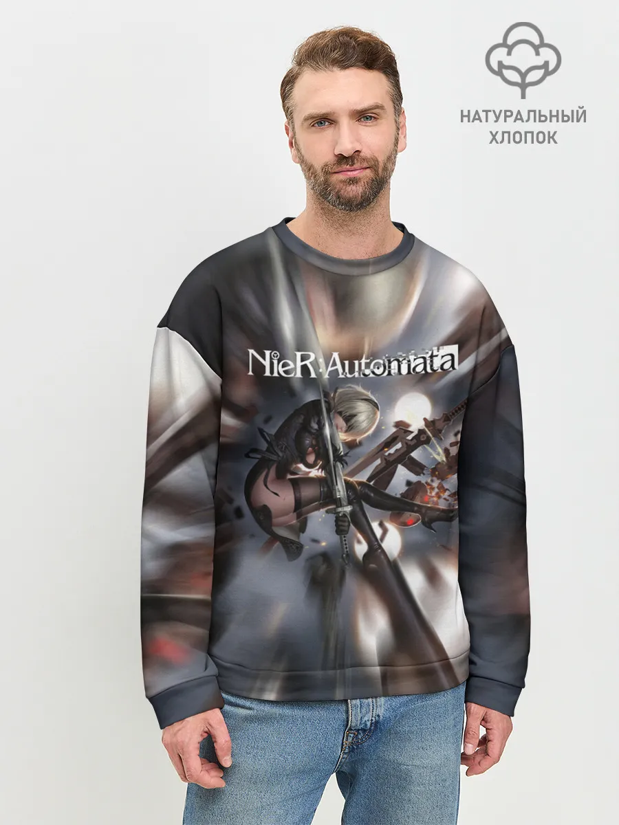 Мужской свитшот базовый / YoRHa | Nier Automata