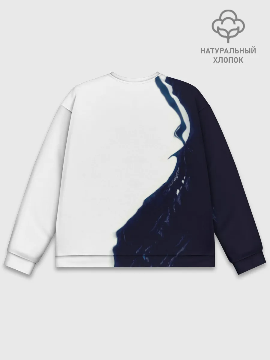 Мужской свитшот базовый / Черный Аста Чёрный клевер