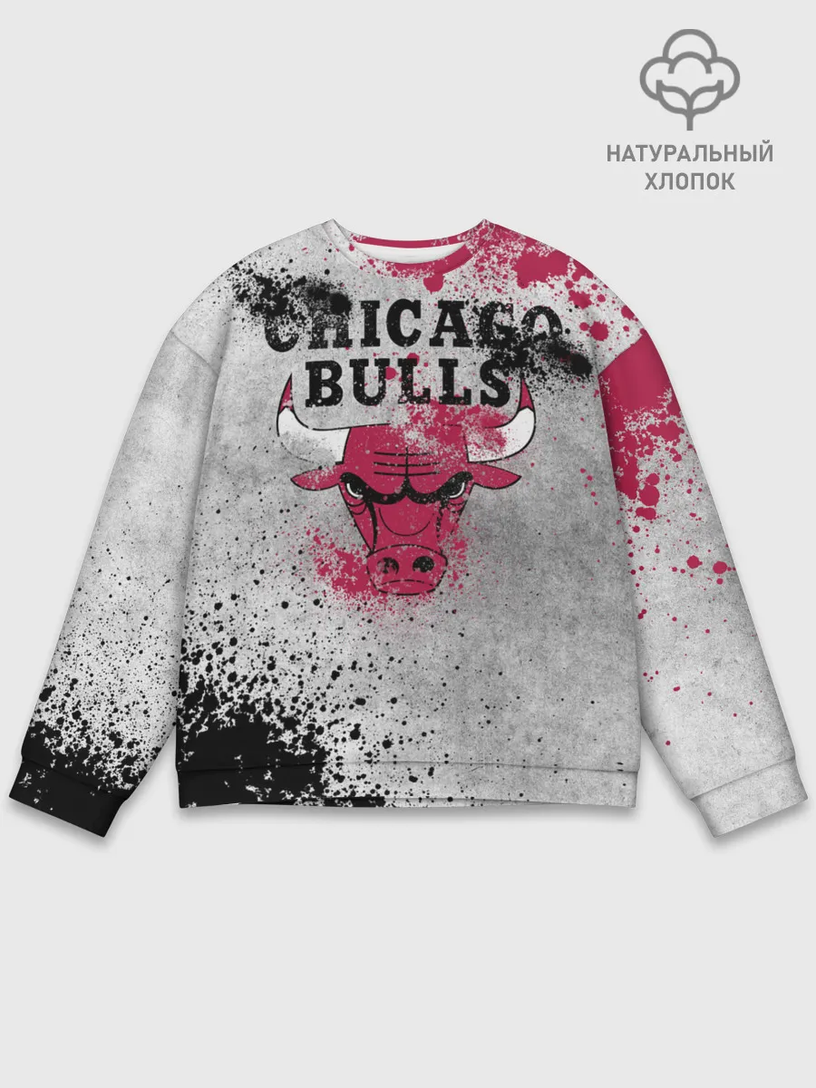 Мужской свитшот базовый / CHICAGO BULLS [8]