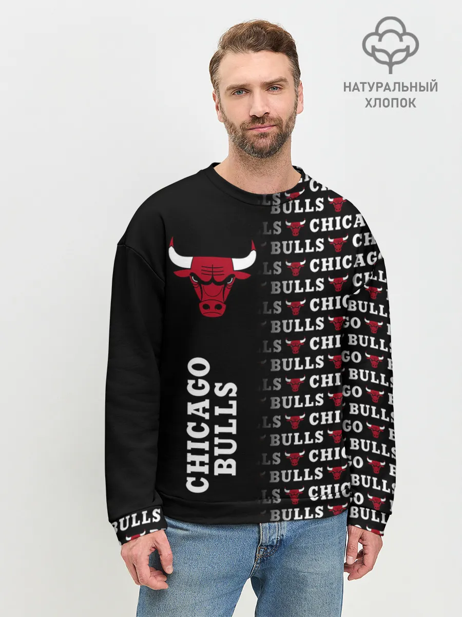 Мужской свитшот базовый / CHICAGO BULLS [7]