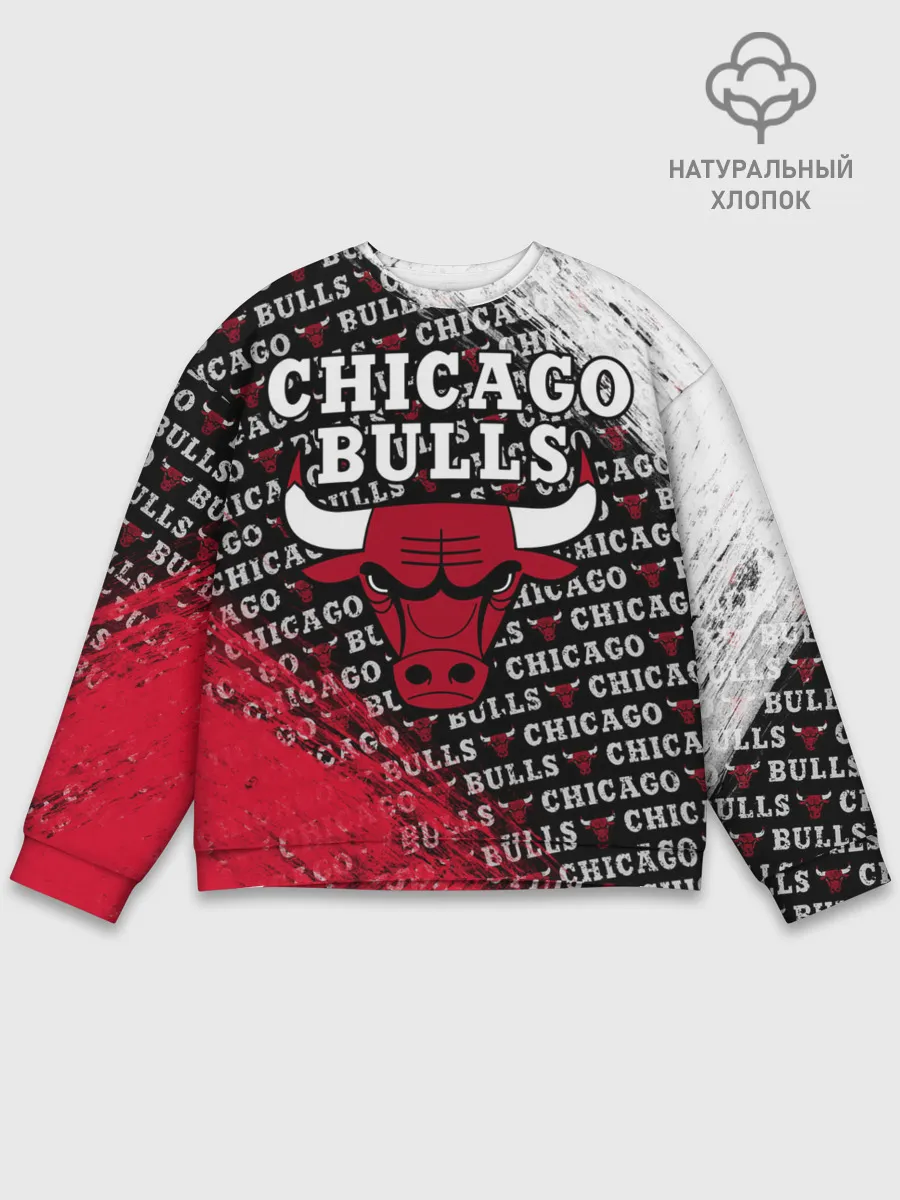 Мужской свитшот базовый / CHICAGO BULLS [6]