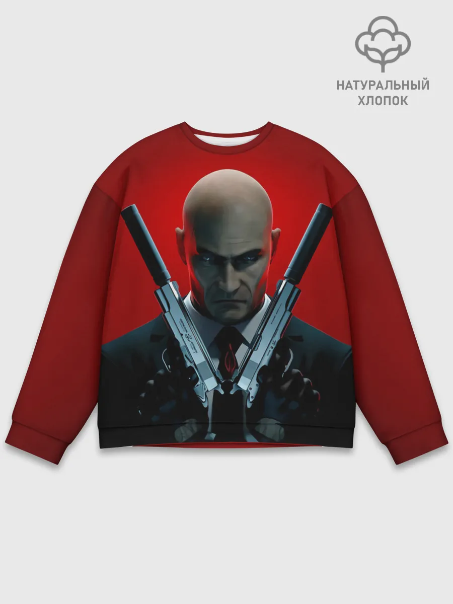 Мужской свитшот базовый / Agent here