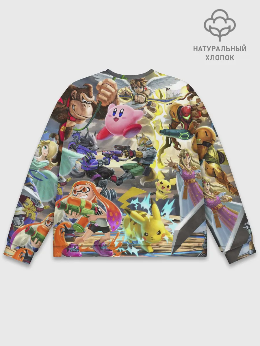 Мужской свитшот базовый / Super Smash World