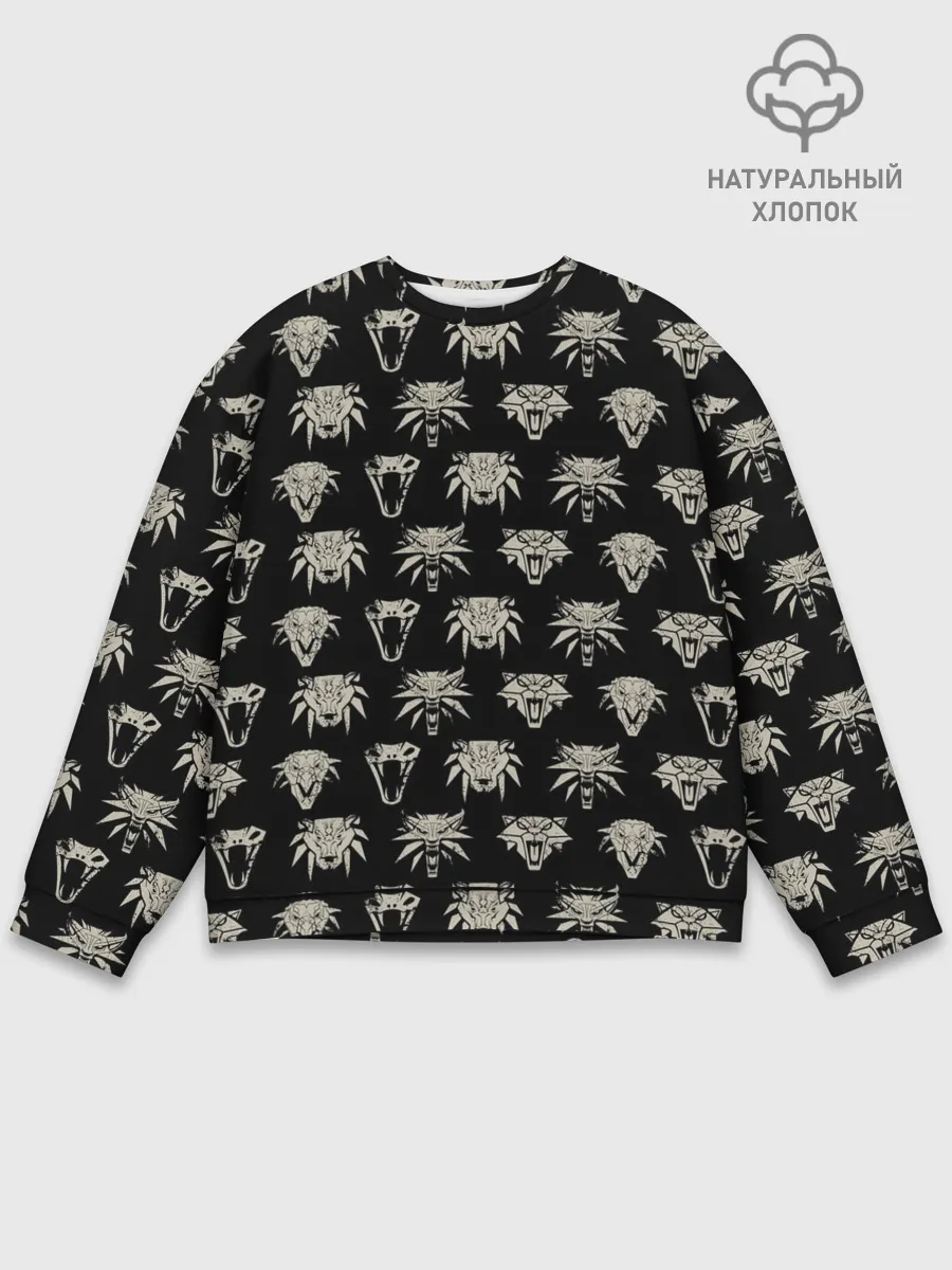 Мужской свитшот базовый / THE WITCHER ЛОГОТИПЫ