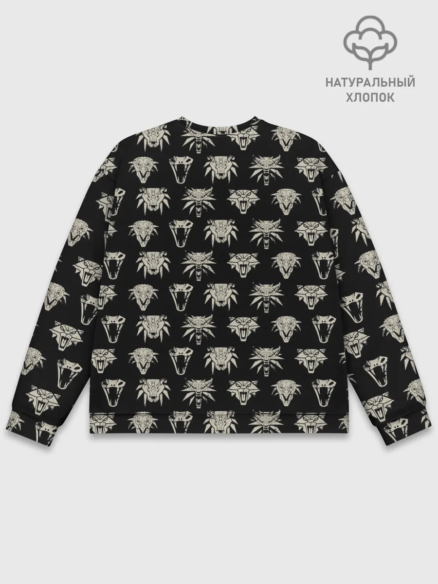 Мужской свитшот базовый / THE WITCHER ЛОГОТИПЫ