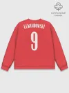 Мужской свитшот базовый / Lewandowski Poland 9
