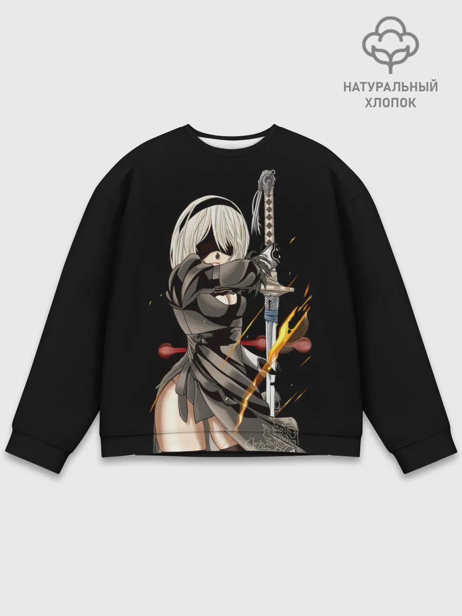 Мужской свитшот базовый / Nier: Automata