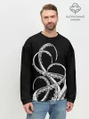 Мужской свитшот базовый / Octopus Black and White